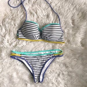 Victoria’s Secret striped bikini